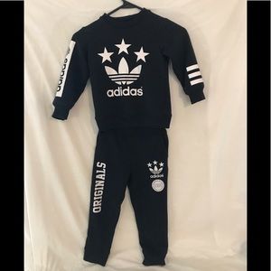 Adidas sweats and sweater suits